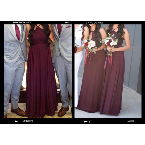 Everlasting enchantment burgundy maxi dress - Picture 7 of 7